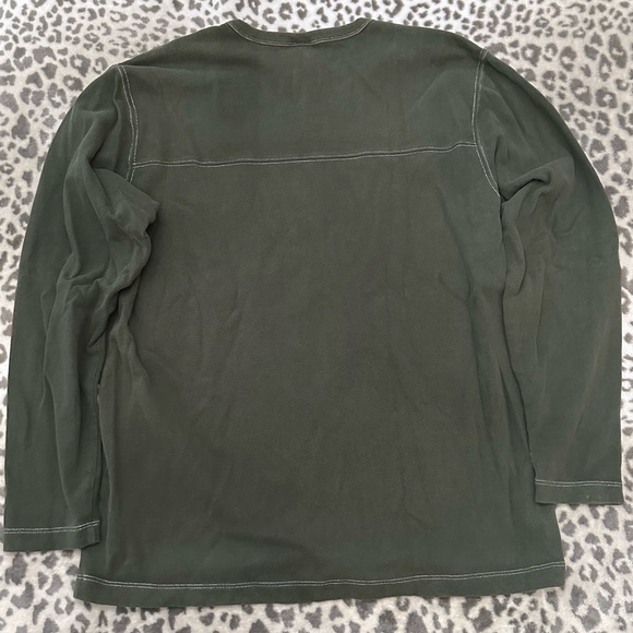 2004 Old Navy Cotton Long Sleeve Graphic Top in Green Size Large Men’s - Picture 12 of 17